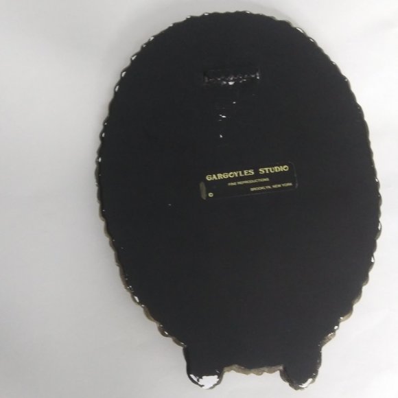 Vintage gargoyles studio fine reproductions new york chalkware CONVEX mirror - Picture 9 of 16